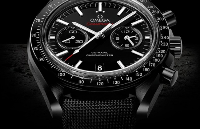 Элегантные часы «Dark side of the moon» пополнили коллекцию Speedmaster от Omega