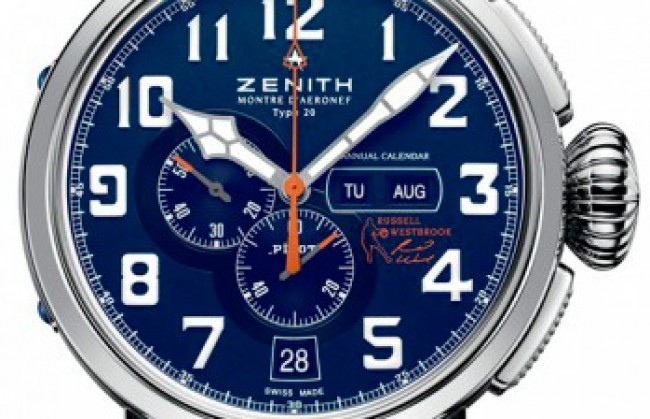 Zenith представил своего нового посланника Расселла Уэстбрука, и выпустил модель Pilot Type 20, созданную в его честь