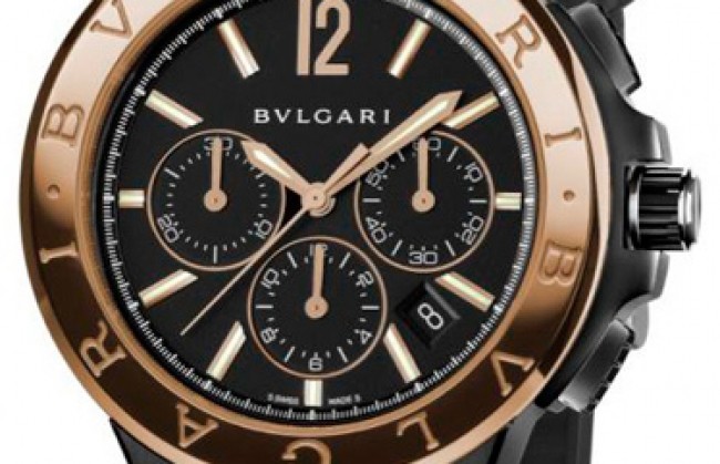 Спортивные мужские часы Diagono Ultranero от итальянской компании Bvlgari