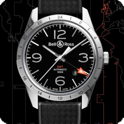 Bell & Ross представляет новую модель часов под названием BR 123 GMT 24H