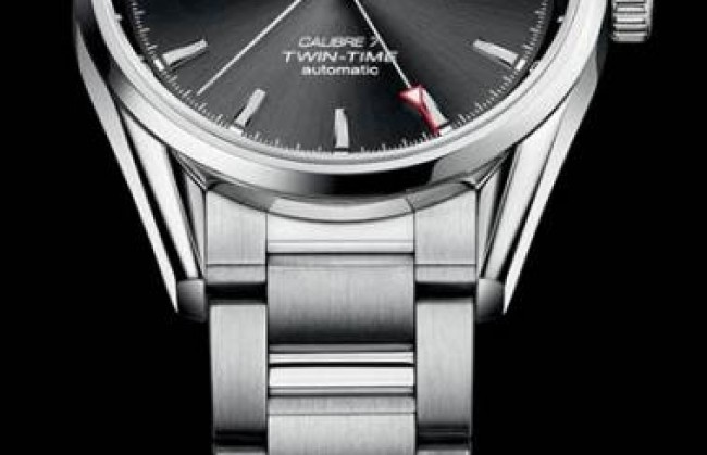 Новые часы Carrera Calibre 7 Twin-Time от мануфактуры TAG Heuer