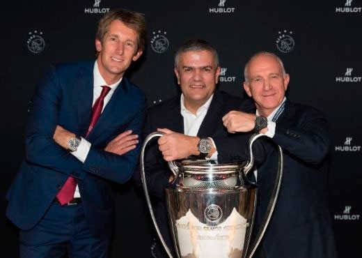 Швейцарский бренд Hublot и дальше останется партнером амстердамского ФК Аякс