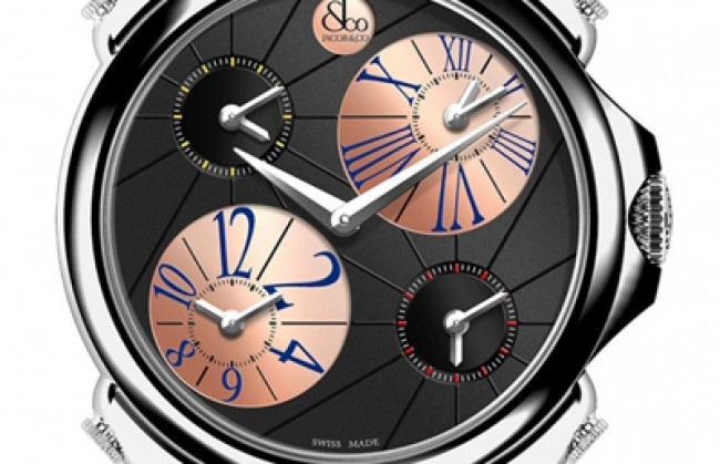 Jacob & Co представляет новую модель часов из коллекции Palatial Five Time Zone