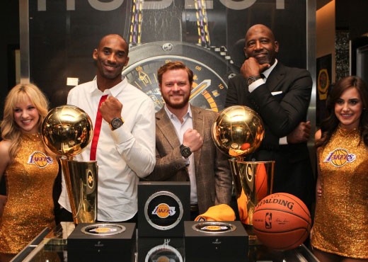 Hublot представляет модель часов, созданную специально для баскетбольного клуба Los Angeles Lakers