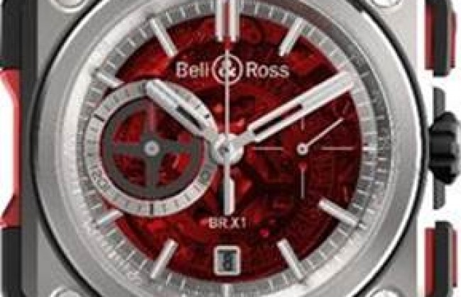 Красная версия хронометра BR-X1-Skeleton Chronograph от компании Bell & Ross