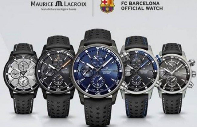 Maurice Lacroix предлагает коллекцию часов, созданную игроками Барселоны