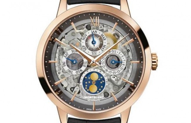 Компания Montblanc представила часы Heritage Spirit Perpetual Calendar Sapphire