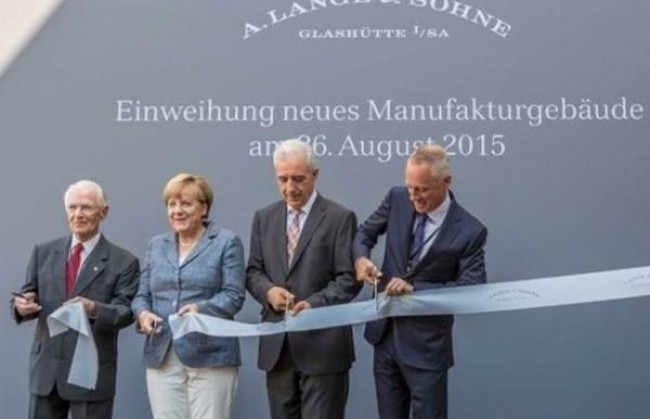Ангела Меркель открыла новый завод компании A. Lange & Sohne