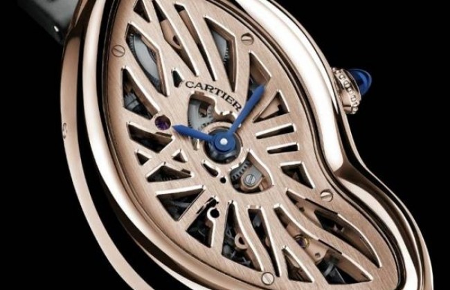 На выставку SIHH-2016 компания Cartier привезет часы Crash Skeleton in Pink Gold