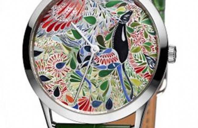 Часы Slim Hermes Mille Fleurs du Mexique представила компания Hermes