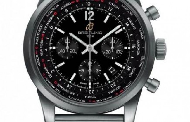 Новую версию часов Transocean Unitime Pilot представляет компания Breitling.