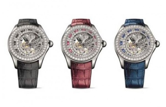 Три модели часов Bubble High Jewellery Skeleton представила компания Corum