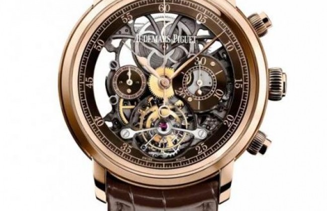 Компания Audemars Piguet представила часы Jules Audemars Tourbillon Chronograph
