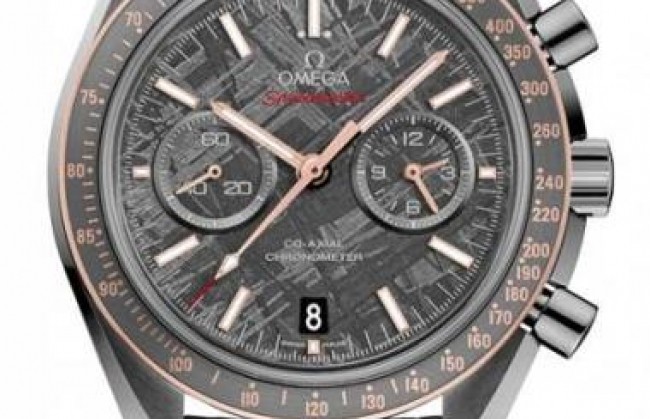 Компания Omega представила часы Speedmaster Grey Side of the Moon "Meteorite"