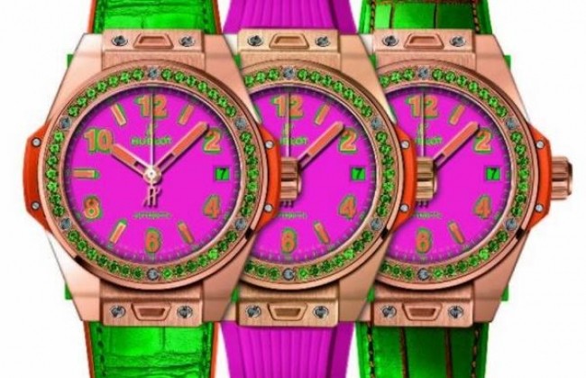 Hublot выпускает яркие хронометры Big Bang Pop Art “One-Click”