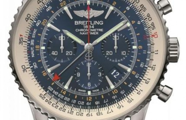 Новые часы Navitimer GMT Aurora Blue Limited Edition представляет Breitling